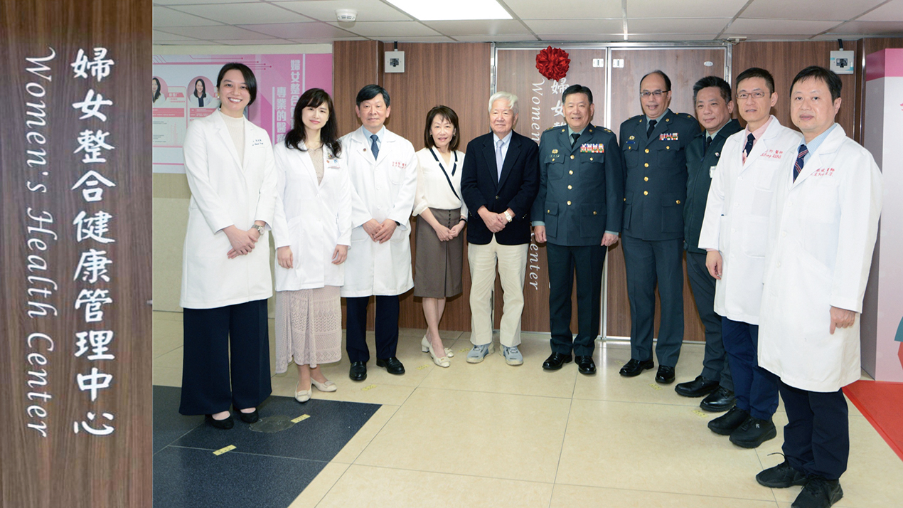 軍醫局局長三總陳元皓院長沈國樑教授與揭牌貴賓合影